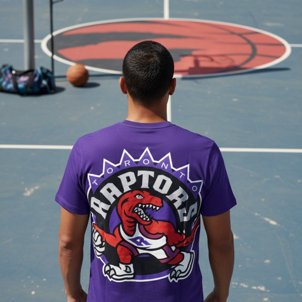 Men's Mitchell & Ness NBA Toronto Raptors Jumbo Back Tee