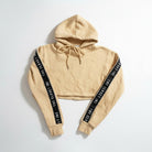 Women's The Closet Inc. Pull Over Tape Crop Top - Stone