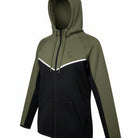 Women's TCI Tech Fleece Zip Hoodie (Green/Black)