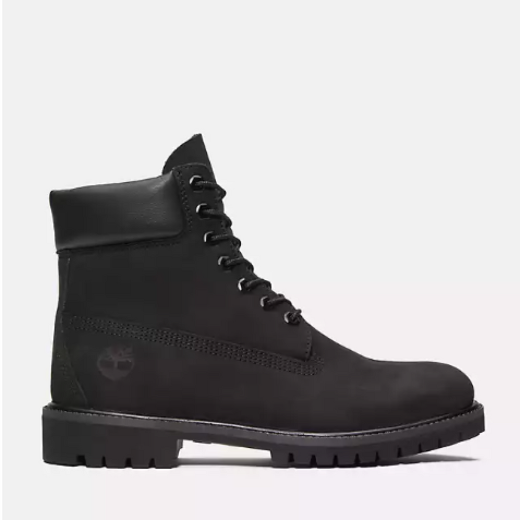 Men's 6 Inch Timberland Premium Waterproof Boot "Black Nubuck"