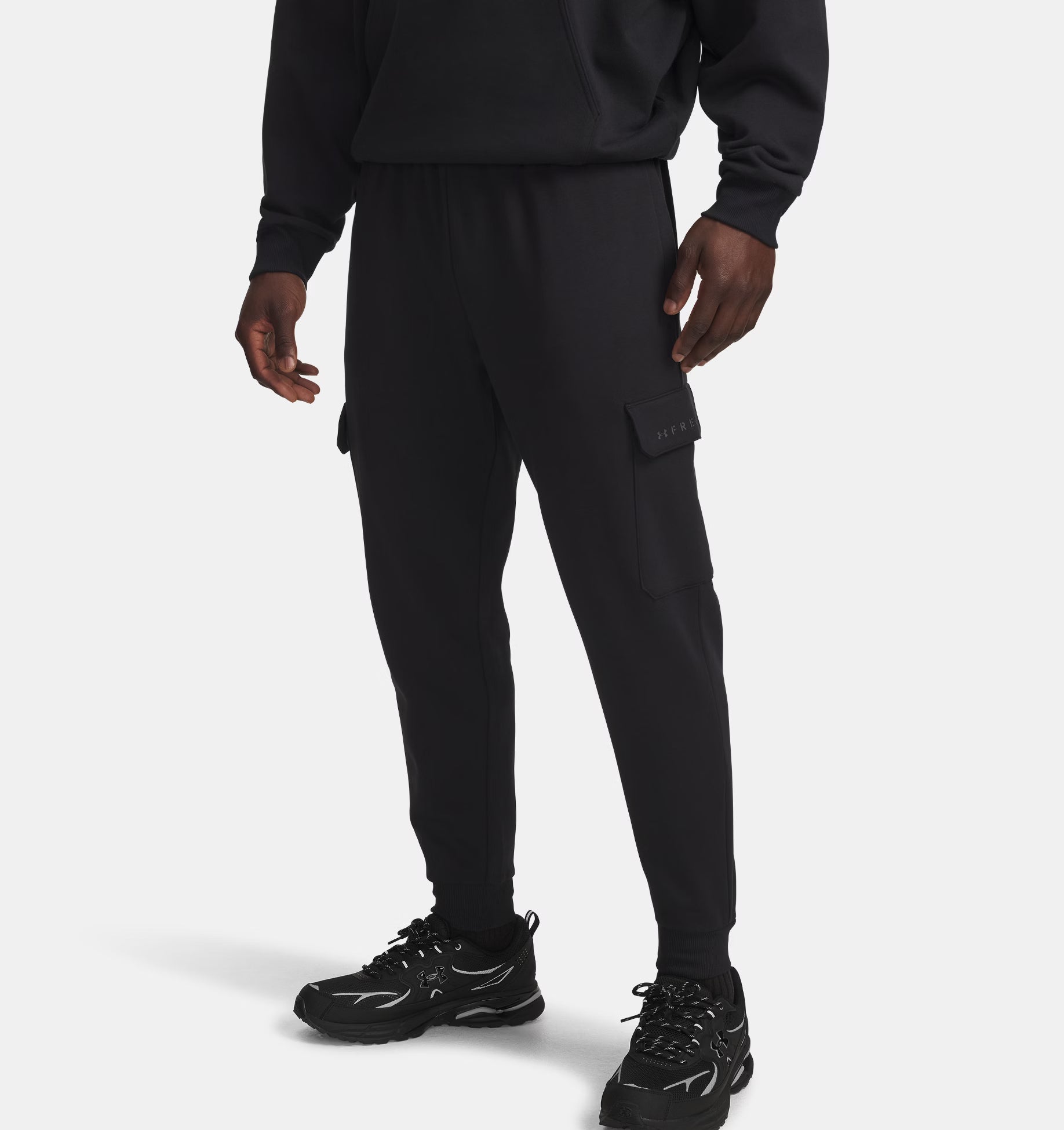 Men's Under Armour Freedom Rival Fleece Cargo Pants "Black"