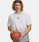 Men's Under Armour Hoops Triple Logo Short Sleeve T-Shirt
