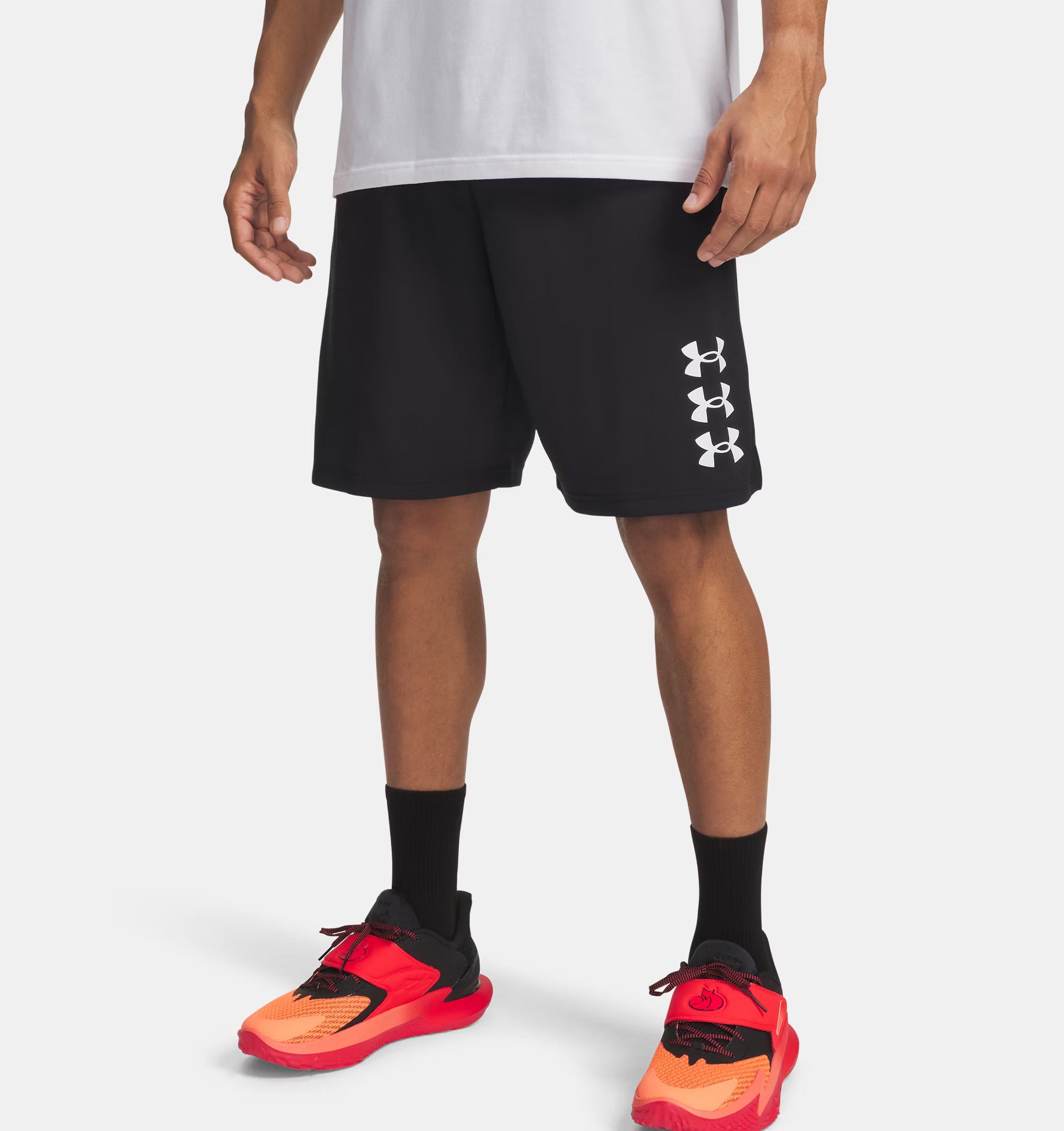 Men's Under Armour Next Generation Training Shorts (Black/White)