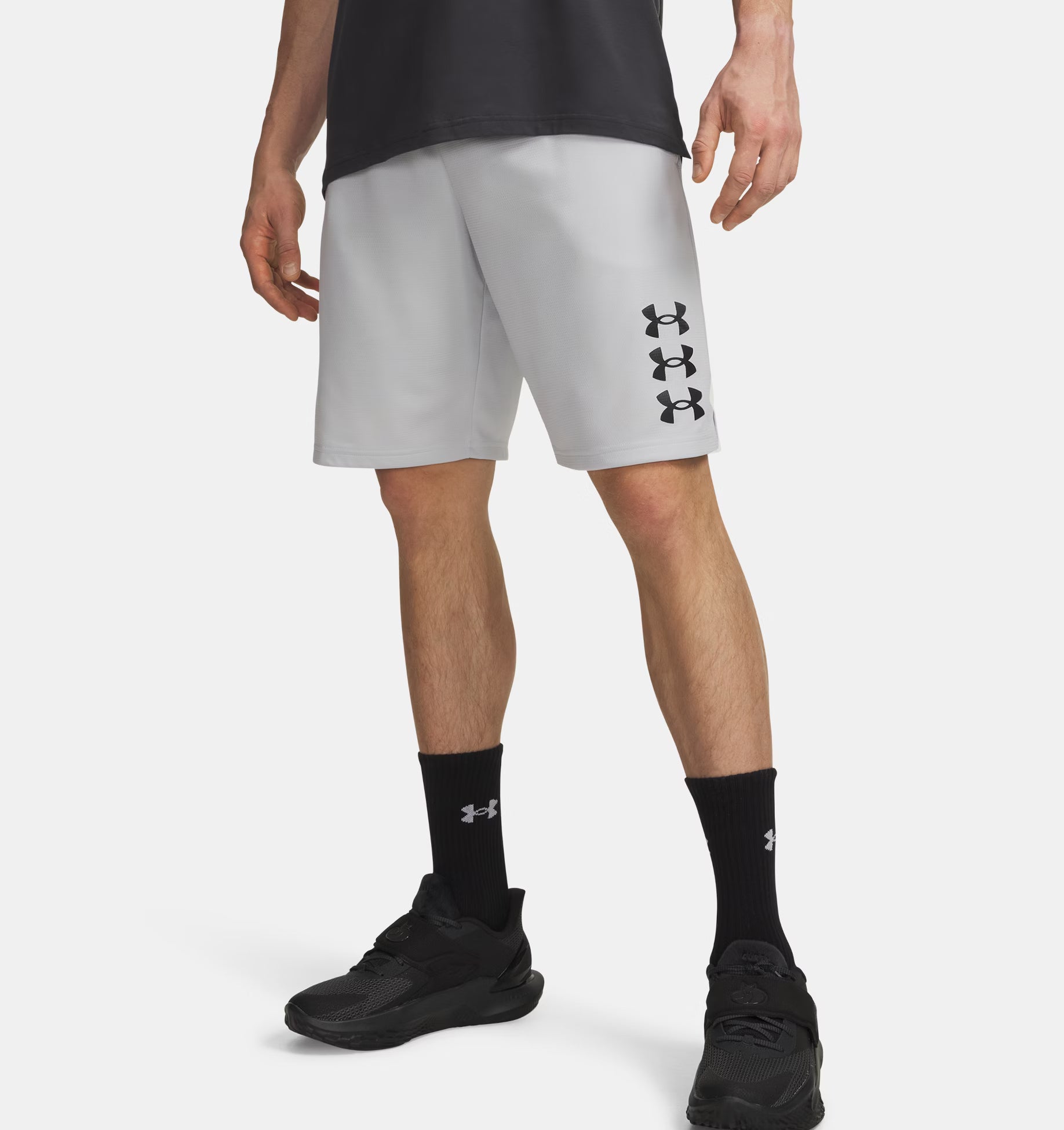 Men's Under Armour Next Generation Training Shorts (Halo Gray/Black)