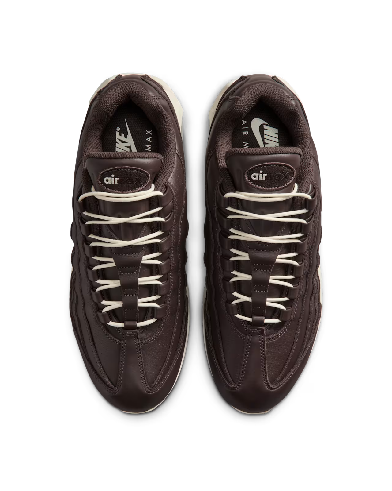 Men's Nike Air Max 95 Big Bubble Leather "Baroque Brown and Black"