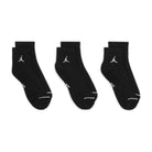 Jordan Everyday Ankle Socks 3 Pairs "Black White" (Unisex)