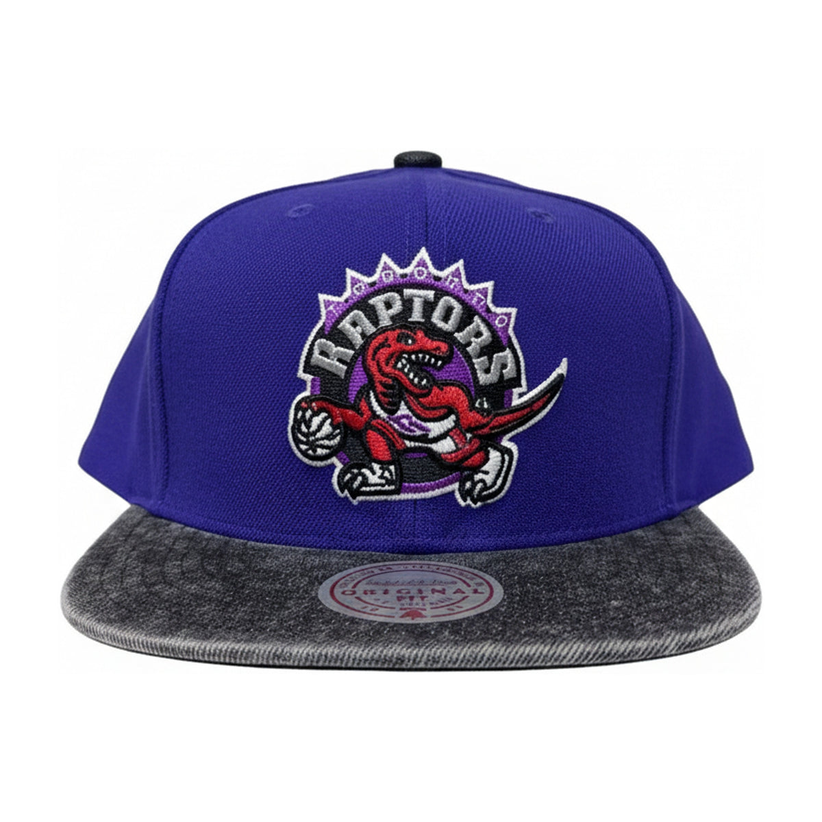Mitchell And Ness NBA Toronto Raptors Denim Beak Snapback