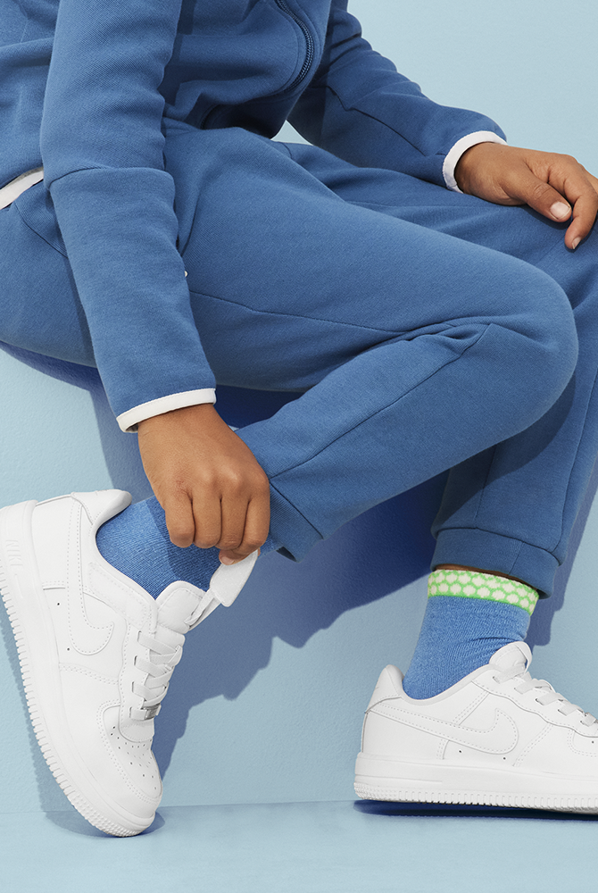 Little Kids' Nike Force 1 Low EasyOn "Triple White"