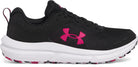 Women's Under Armour Charged Assert 10 Running Shoes "Black Grey"