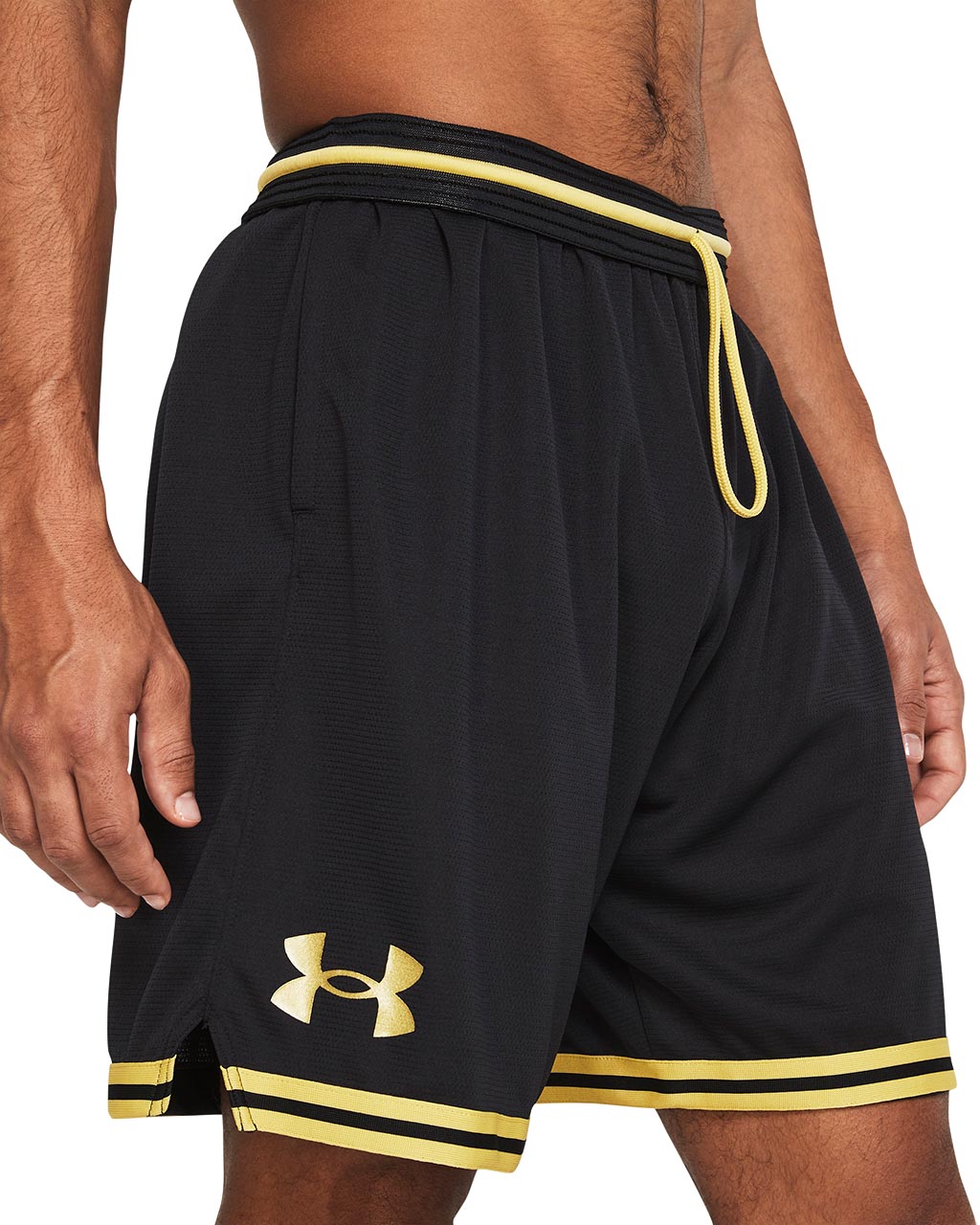Men's Under Armour Perimeter 10" Shorts "Metallic Gold"
