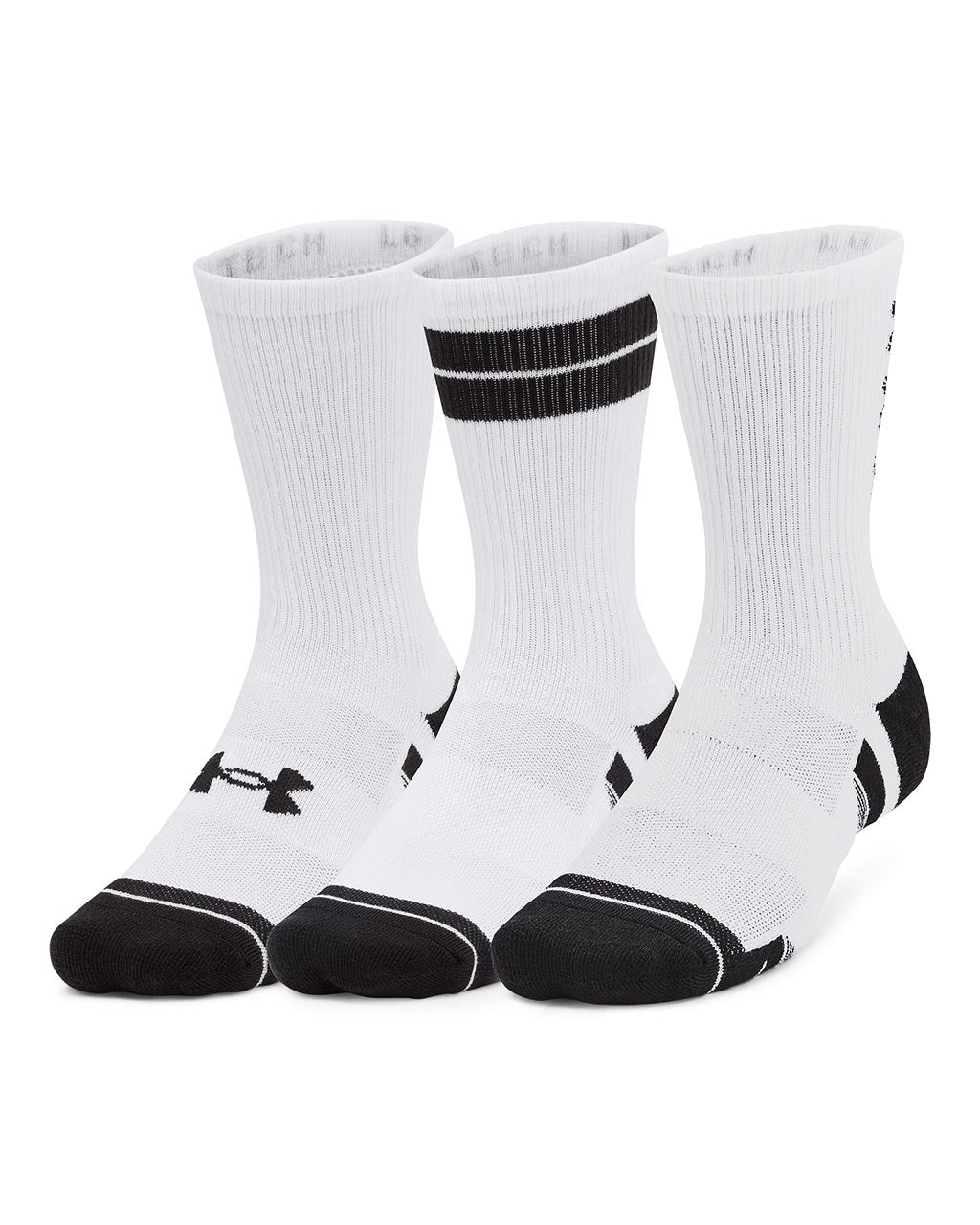 Unisex Under Armour Performance Tech 3-Pack Crew Socks