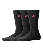 New Balance Patch Logo Crew 3 Pairs (Unisex)