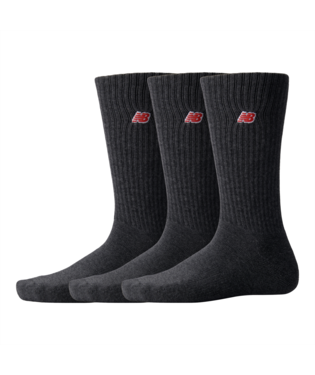 New Balance Patch Logo Crew 3 Pairs (Unisex)