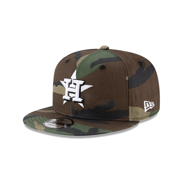 Houston Astros New Era MLB Basic 9FIFTY Camo Snapback Hats