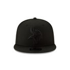 Minnesota Vikings New Era 9Fifty Black & Black Basic Snapback