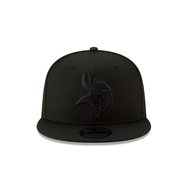 Minnesota Vikings New Era 9Fifty Black & Black Basic Snapback