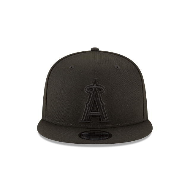 Anaheim Angels New Era MLB Black on Black 9FIFTY SnapBack Hat