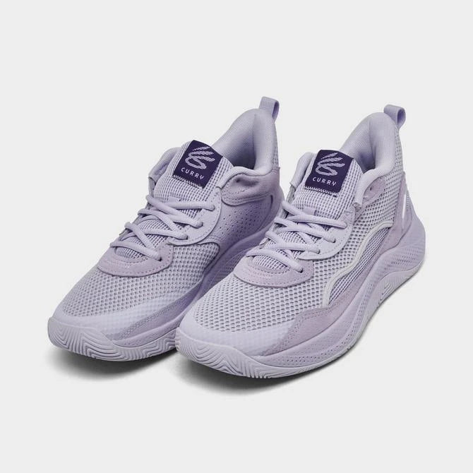 Big Kid's Under Amour Curry 3Z 24 Suede Basketball Shoes