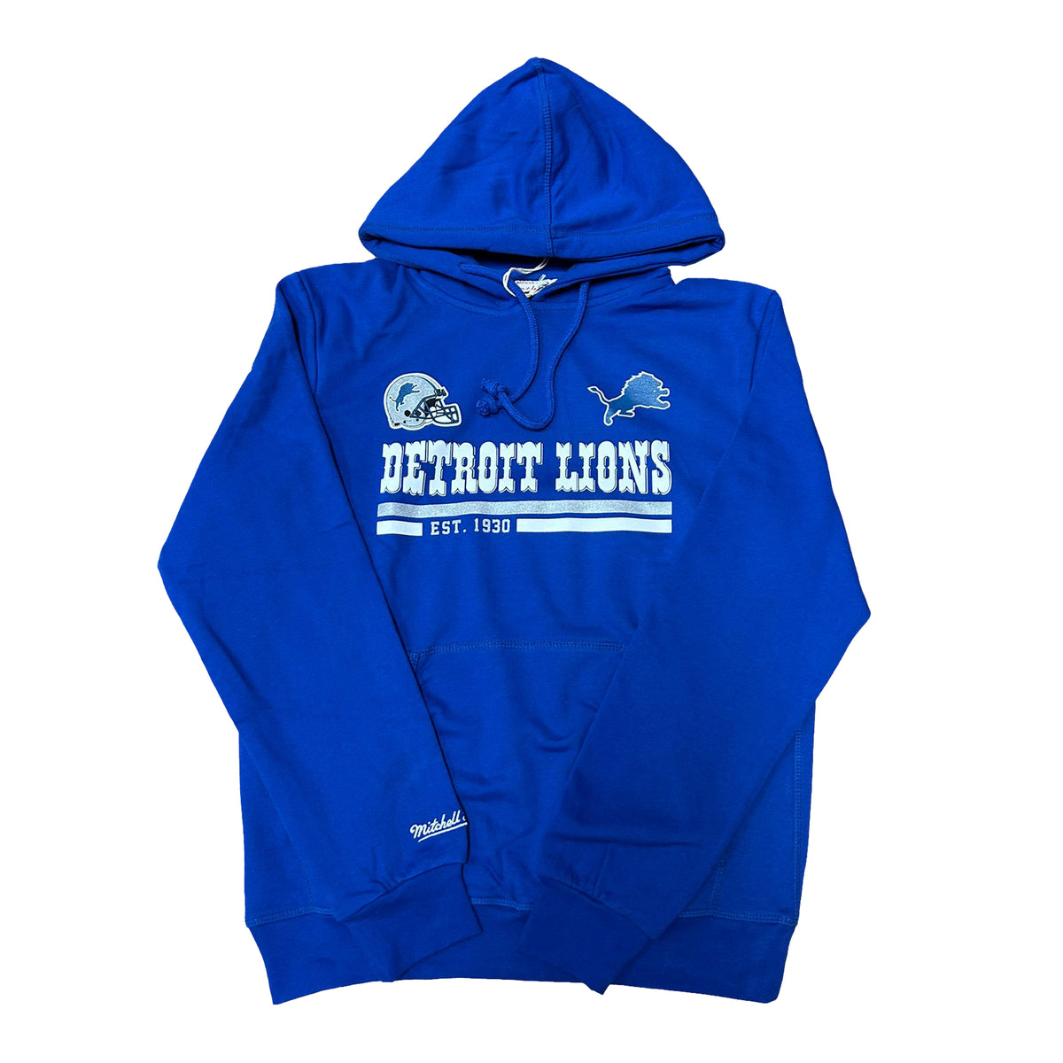 Men's Mitchell And Ness Lions Underlined Hoodie 