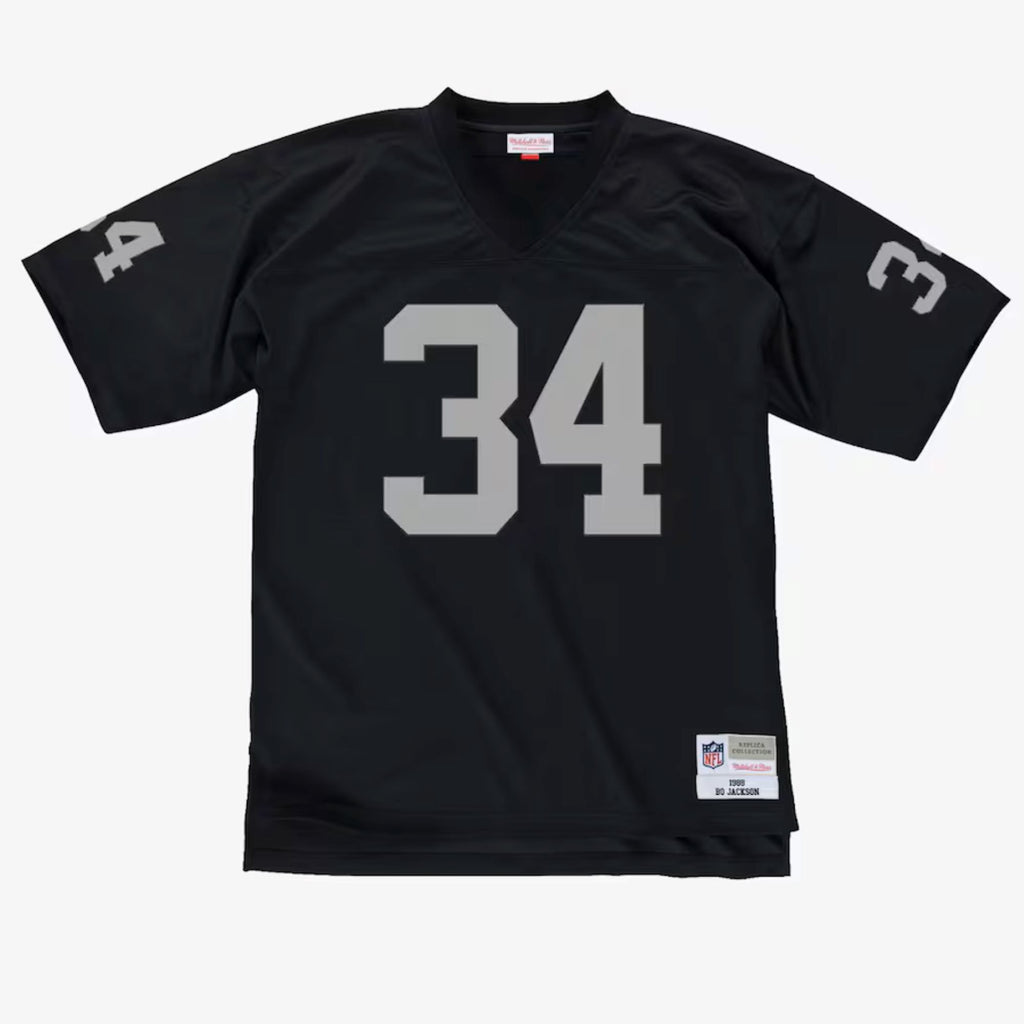 Men's Mitchell and Ness Bo Jackson Black Los Angeles Raiders Gridiron Classics 1988 Legacy Jersey