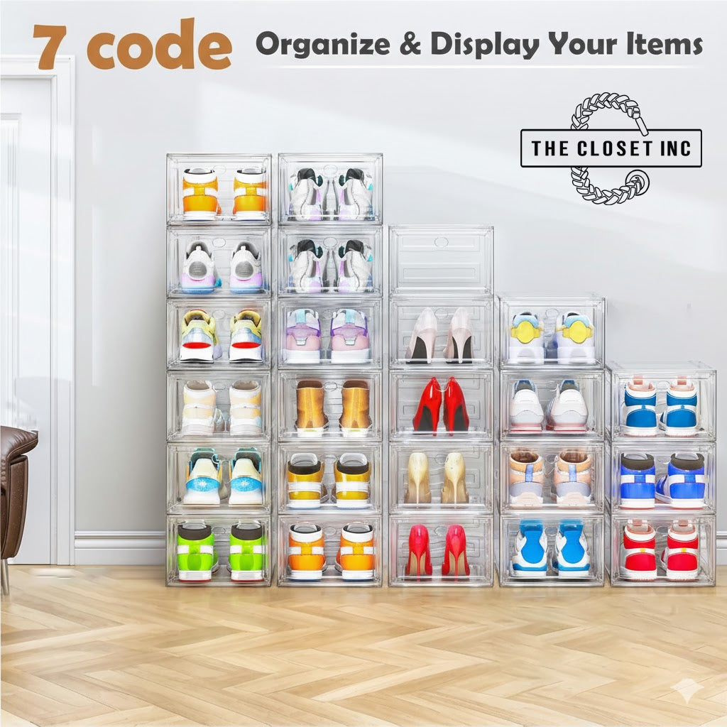 TCI Stackable Acrylic Shoe Case