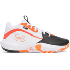 Men's/Women's Under Armour Lockdown 7 Basketball Shoes "White Black Ares Red"