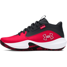 Big Kids' Under Armour Lockdown 7 Basketball Shoes "Red Black White"