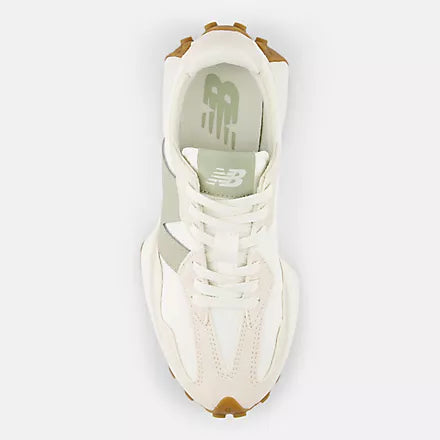 Women's New Balance 327 "Linen Sea Salt Olivine"