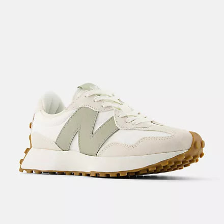 Women's New Balance 327 "Linen Sea Salt Olivine"