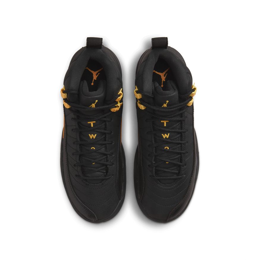 Big Kids' Air Jordan 12 Retro "Black Taxi"