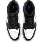Men's Air Jordan 1 Mid "White Black Racer Blue"