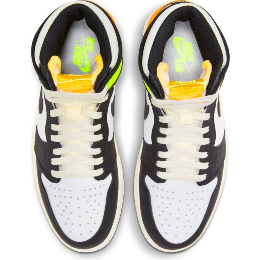 Men's Air Jordan 1 Retro High OG "White Black Volt University Gold"