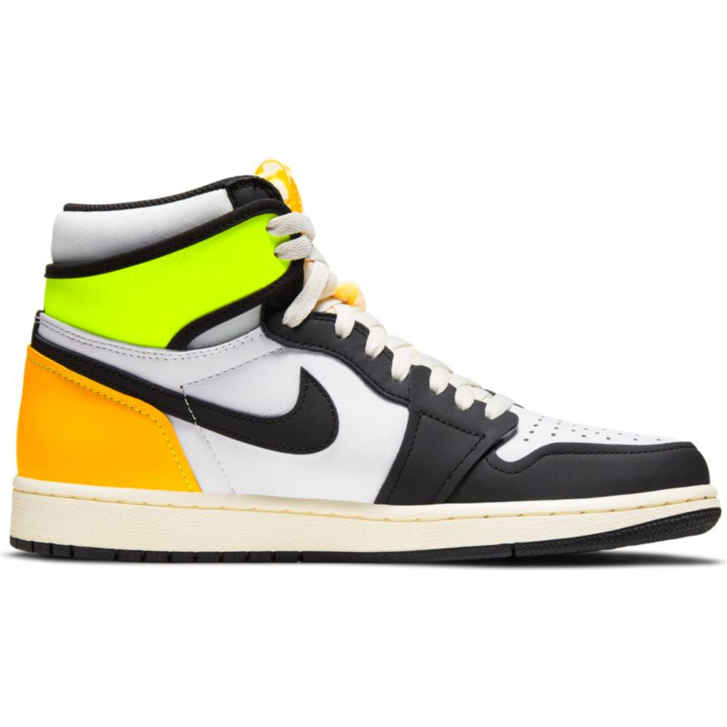 Men's Air Jordan 1 Retro High OG "White Black Volt University Gold"