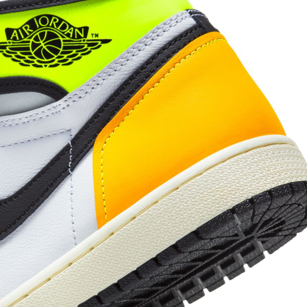 Men's Air Jordan 1 Retro High OG "White Black Volt University Gold"