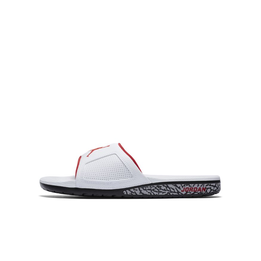 Men's Jordan Hydro III Slides "University Red Cement"