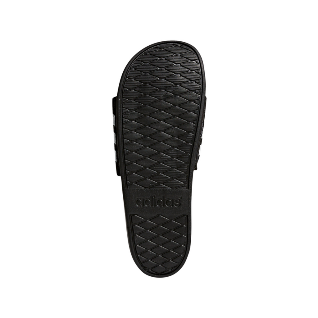 Men's Adidas Adilette Comfort Slides "Black White"