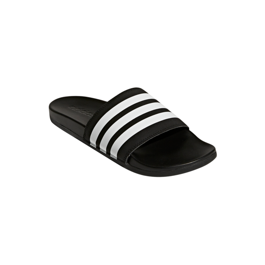 Men's Adidas Adilette Comfort Slides "Black White"