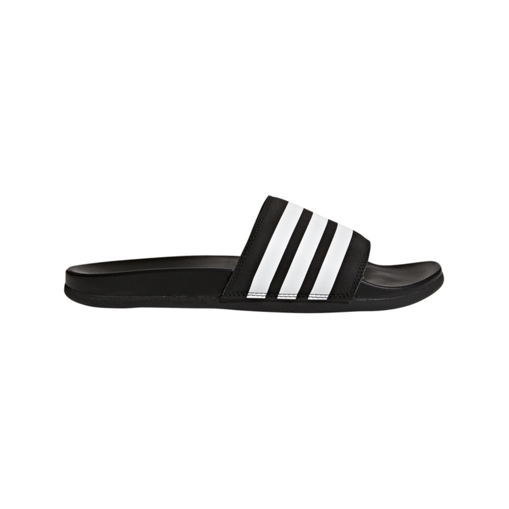 Men's Adidas Adilette Comfort Slides "Black White"