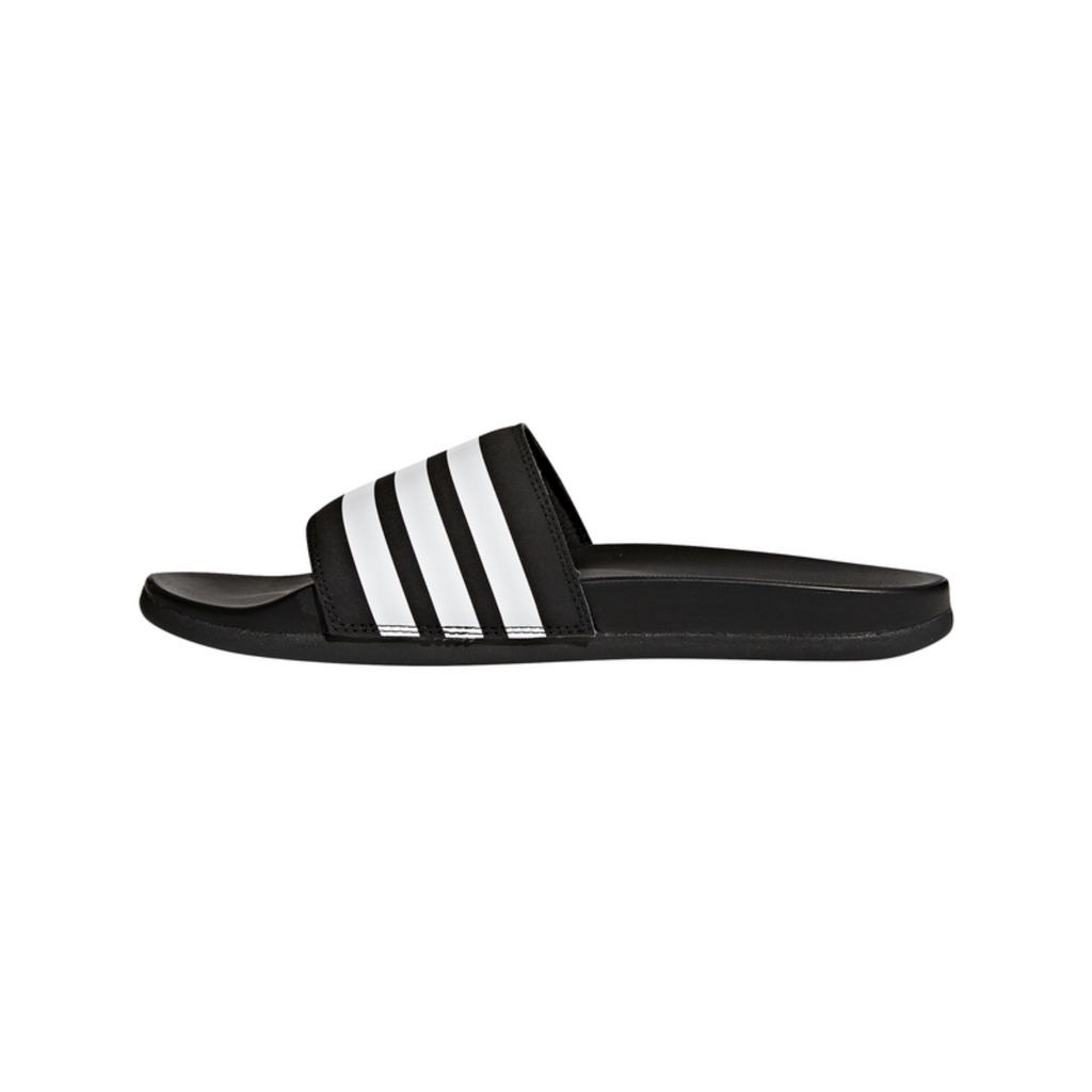 Men's Adidas Adilette Comfort Slides "Black White"