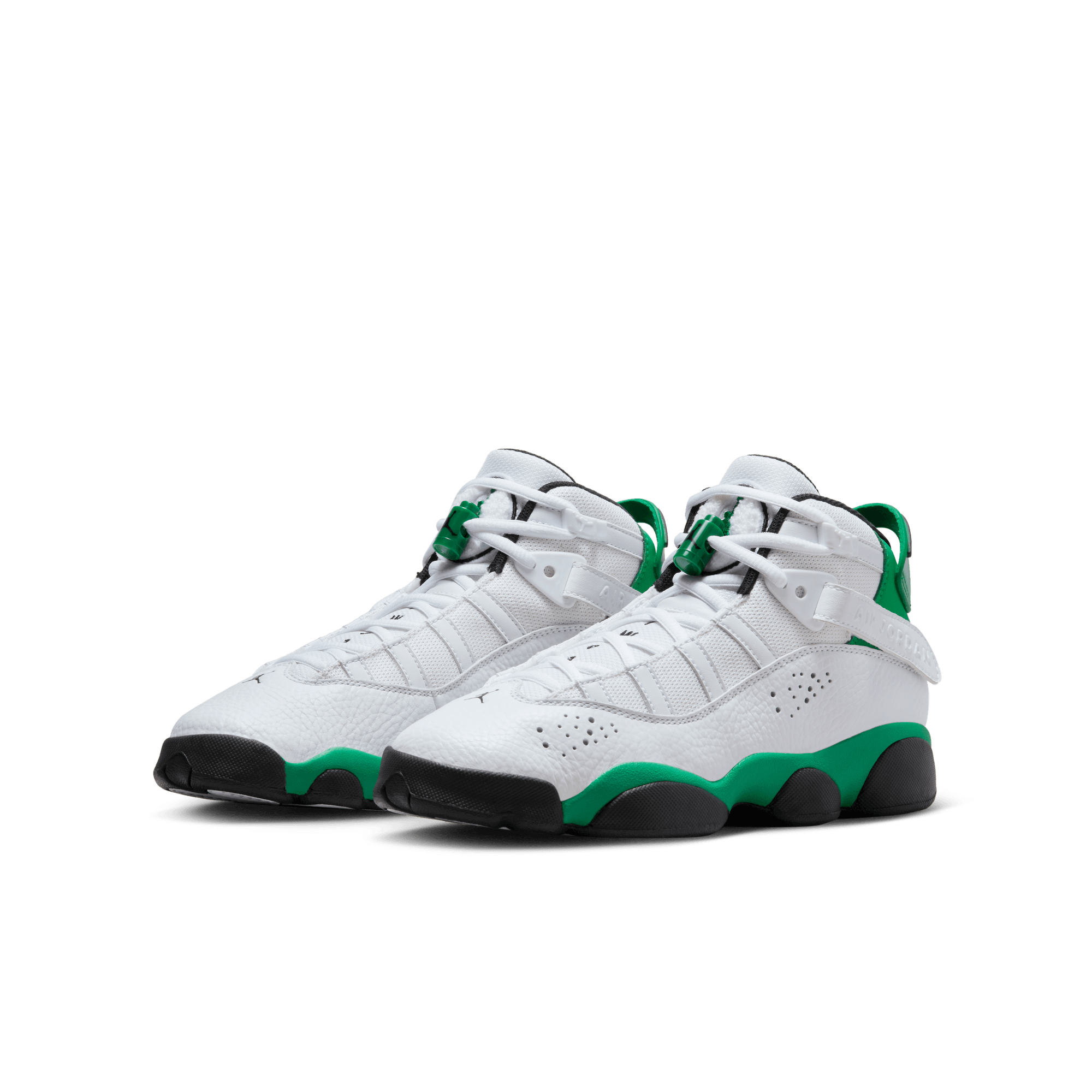 Kids green jordans discount