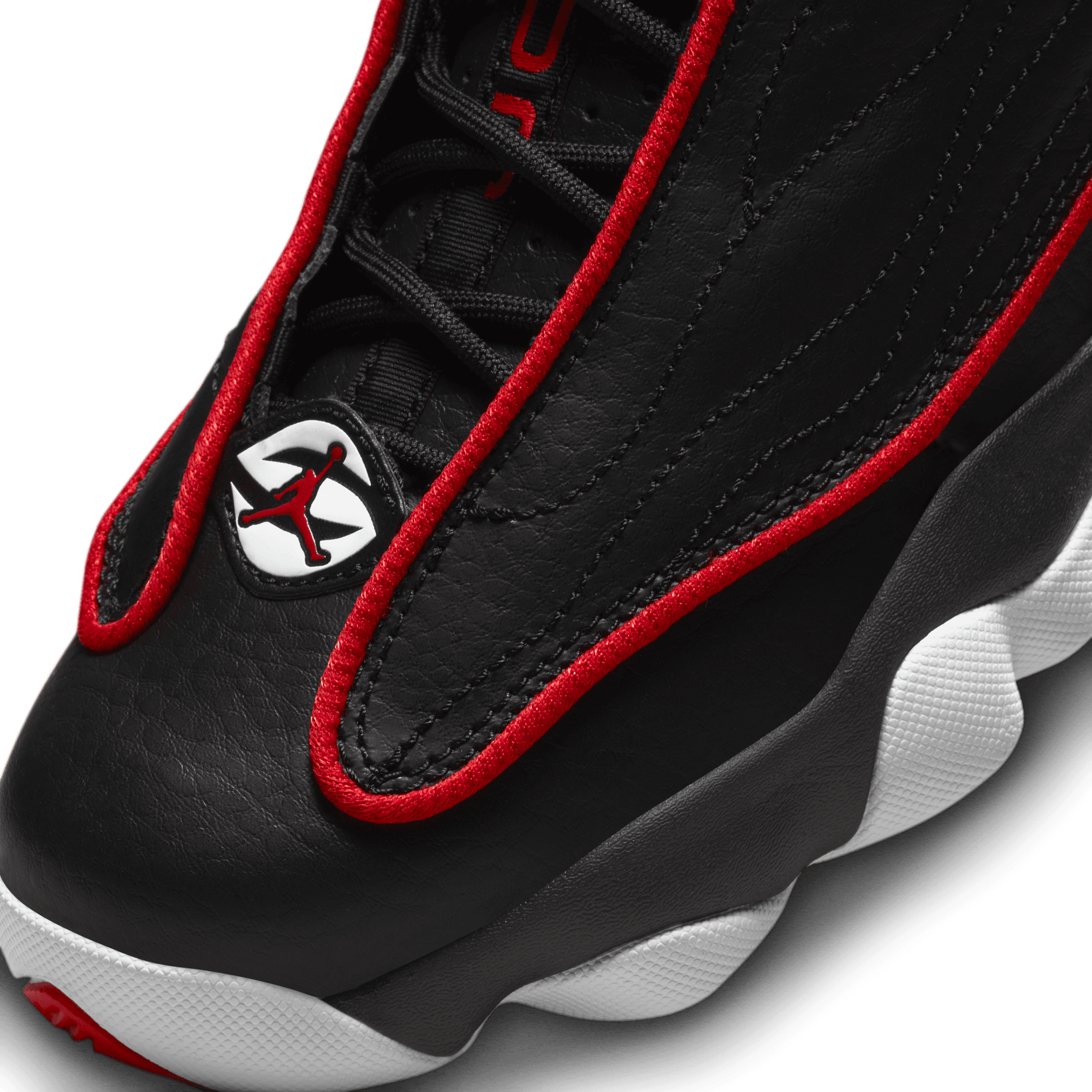 Jordan pro strong sales black and red