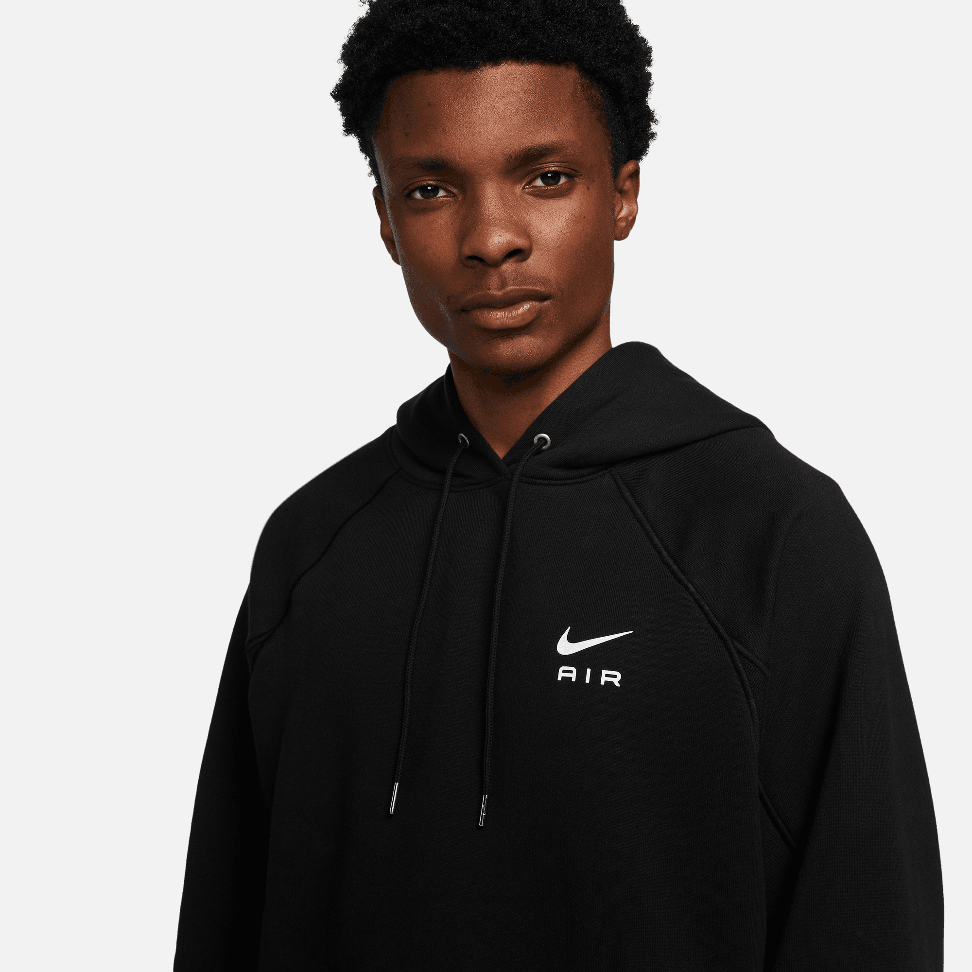 Black nike top air hoodie