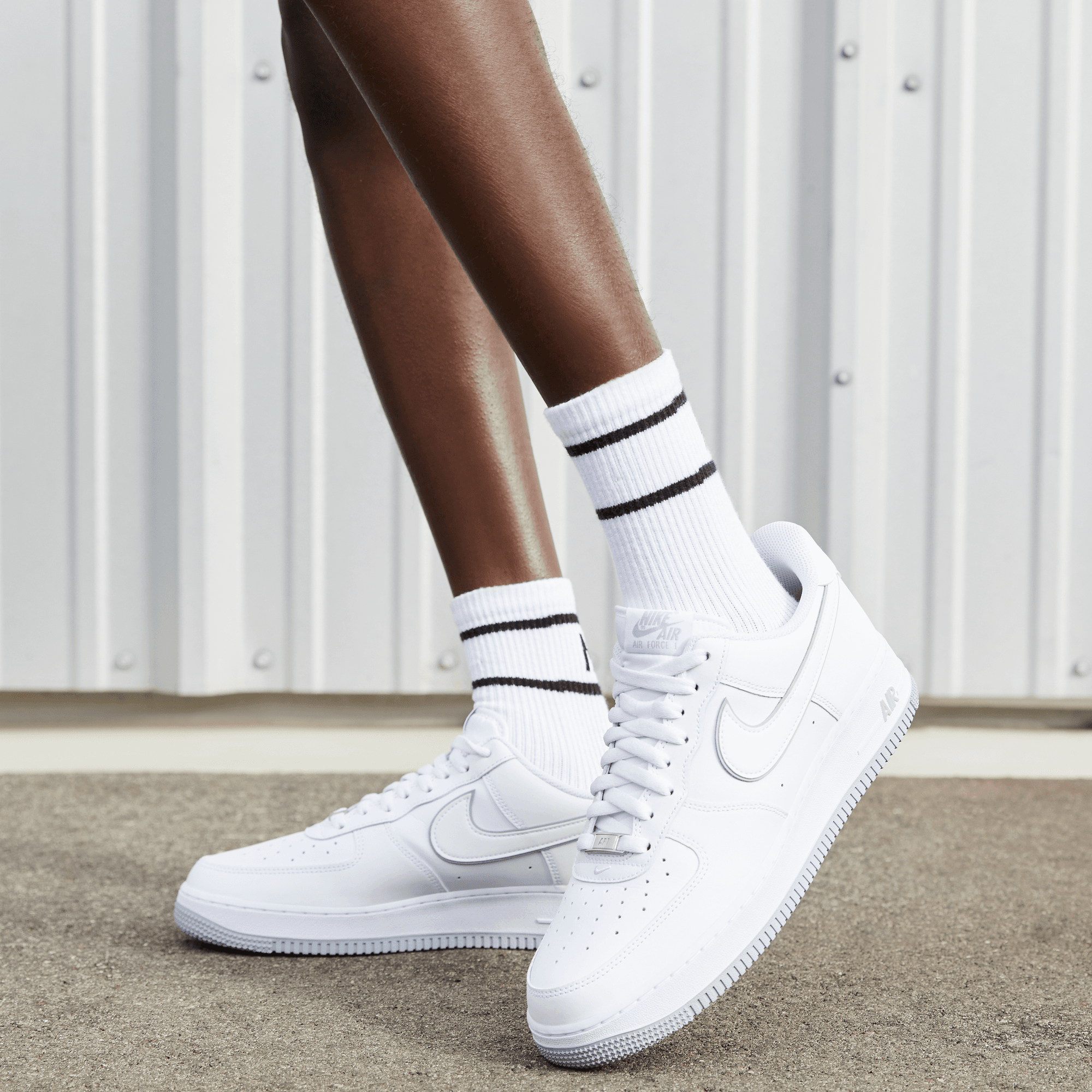 Nike Air Force 1 Mid '07 White/Wolf Grey/White Men's Shoe