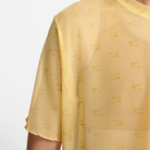 Women's Nike Air Printed Mesh Short-Sleeve Crop Top