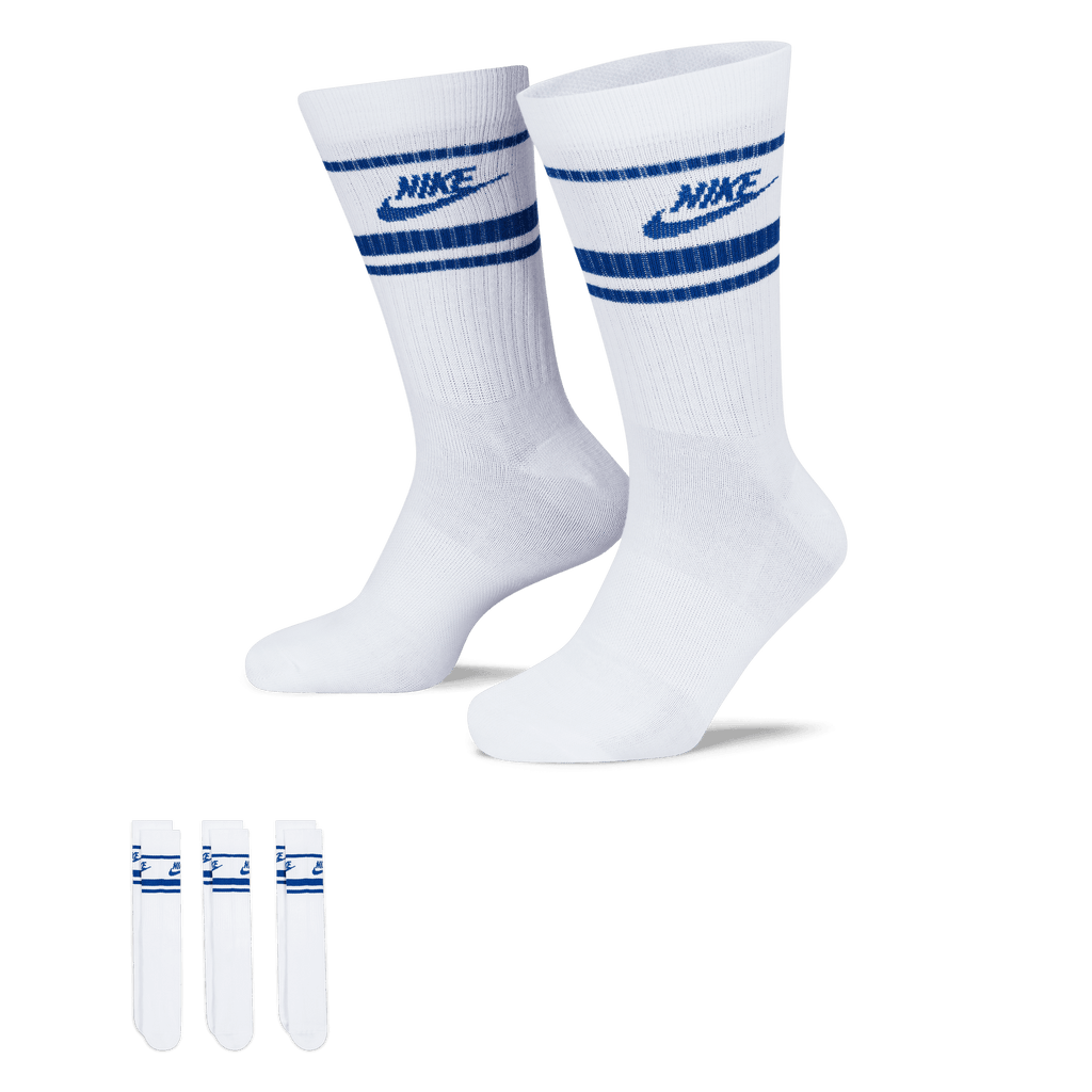 Nike Sportswear Everyday Essential Crew Socks (3 Pairs) (UNISEX)