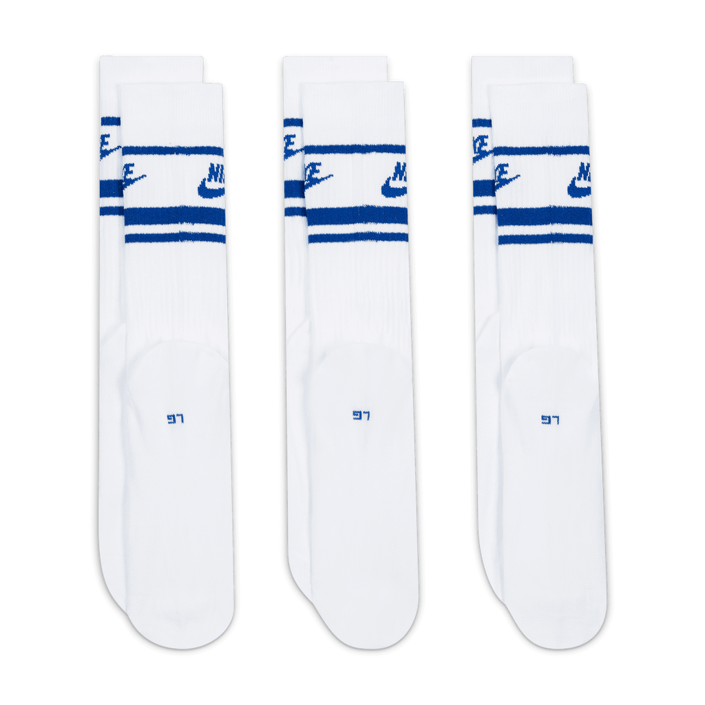 Nike Sportswear Everyday Essential Crew Socks (3 Pairs) (UNISEX)