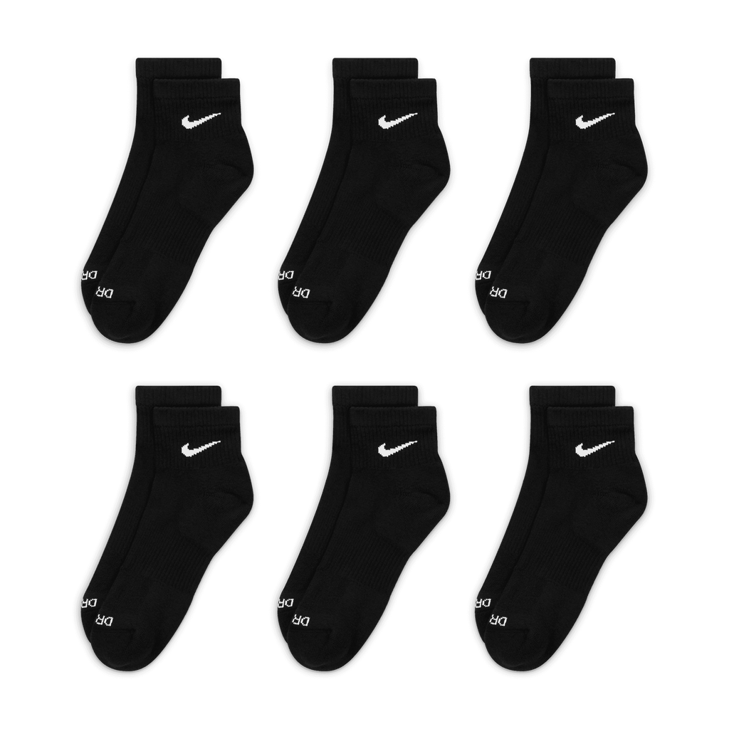 Nike Everyday Plus Cushioned Training Ankle Socks (6 Pairs) (Unisex)
