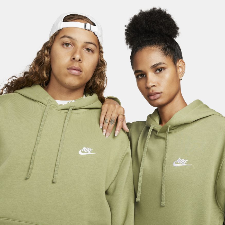 Men's Nike Sportswear Club Fleece Pullover Hoodie "Khaki Green"