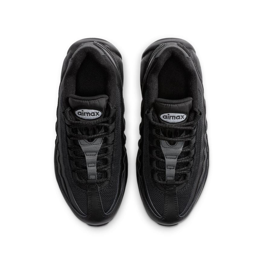 Big Kids' Nike Air Max 95 Recraft "Triple Black"