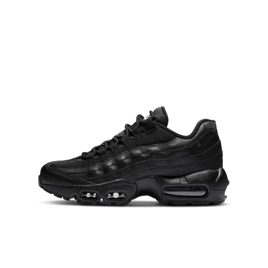 Big Kids' Nike Air Max 95 Recraft "Triple Black"